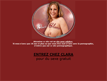 Tablet Screenshot of chezclara.com